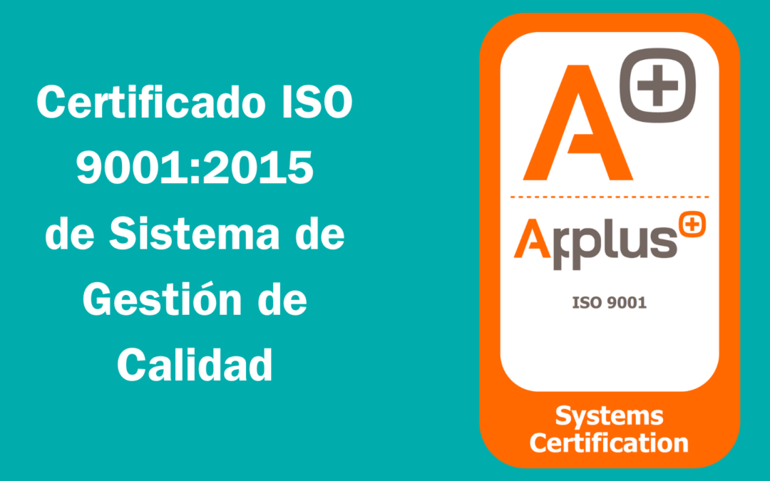 COCEMFE CATALUNYA obtiene el Certificado ISO 9001 de Gestión de Calidad