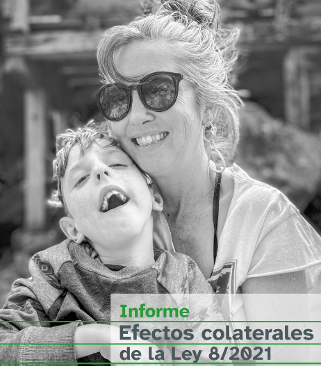 Portada de l'Informe Efectos colaterales de la ley 8/2021